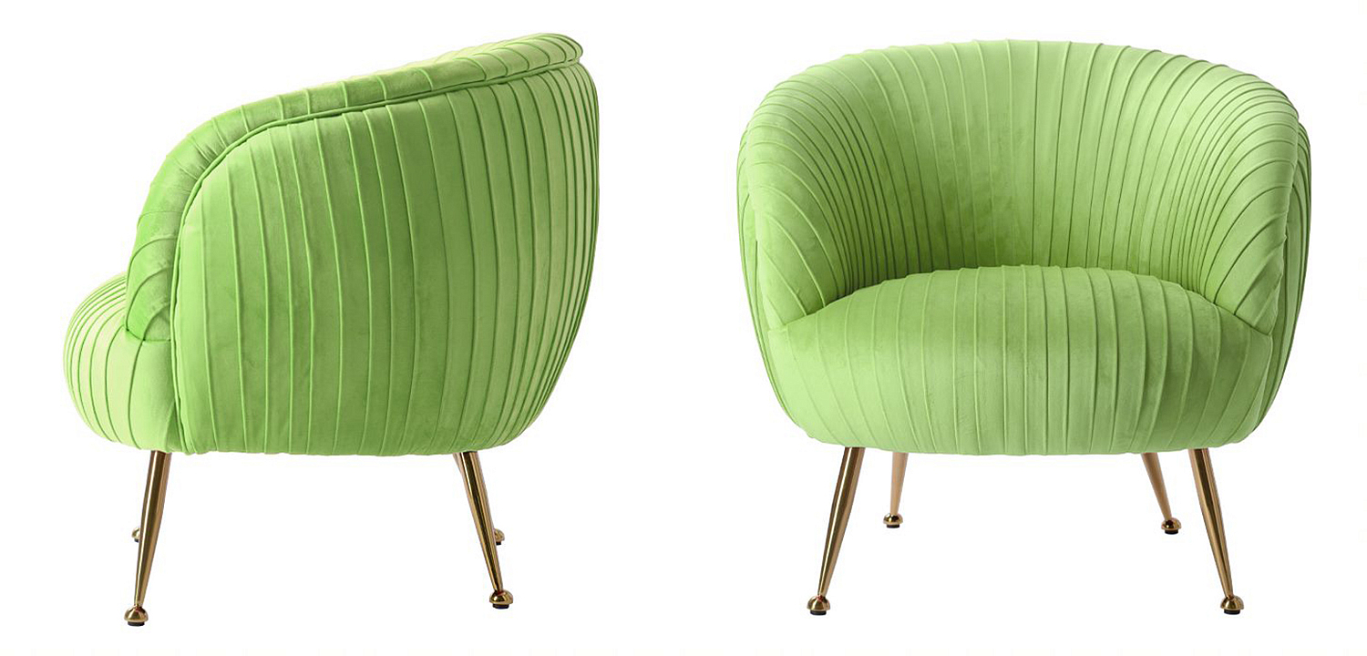 Кресло SOUFFLE CHAIR green Кресло SOUFFLE CHAIR green - Loft-Concept в Рязани