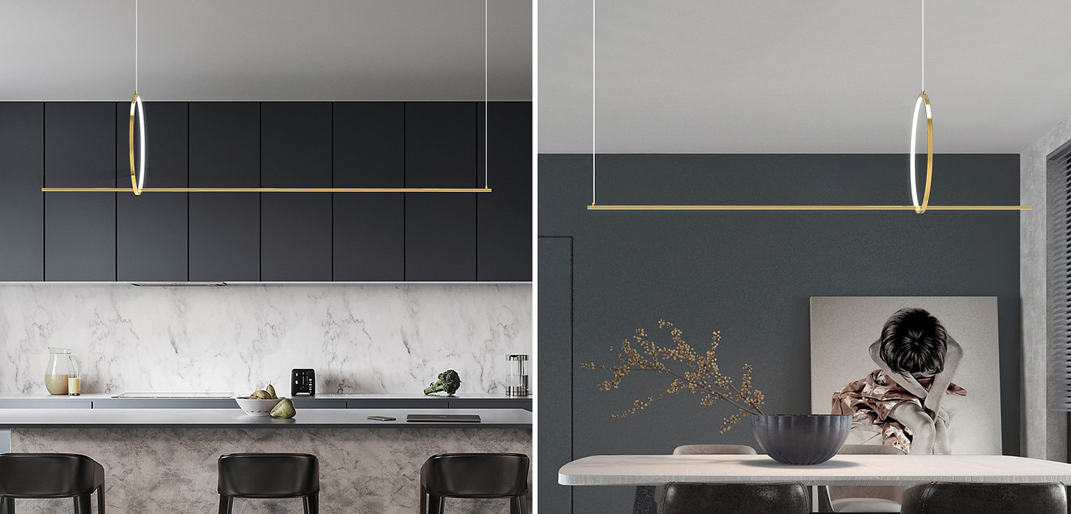 Дизайнерский Подвесной Светильник Ursa Geometric Ring Lamp 1 кольцо Дизайнерский Подвесной Светильник Ursa Geometric Ring Lamp 1 кольцо - Loft-Concept в Рязани