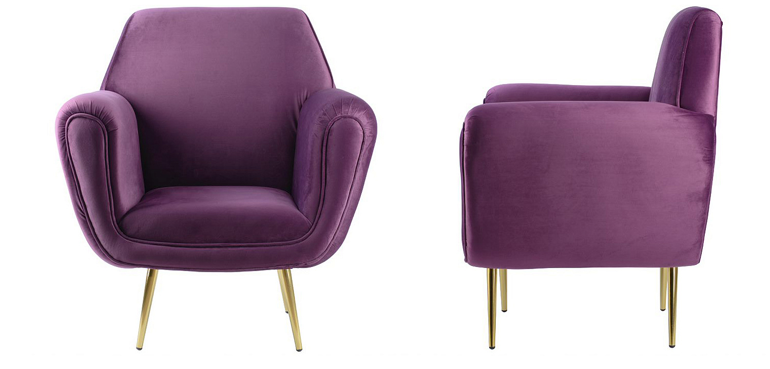 Кресло Lounge Chairs Gigi Radice purple Кресло Lounge Chairs Gigi Radice purple - Loft-Concept в Рязани