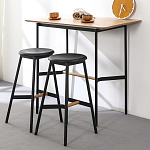 Черный барный стул Knopper варинант исполнения - 7 | Loft Concept в Рязани