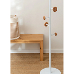 Напольная вешалка из древесины бука Unique Shaped Furniture Floor Hanger White варинант исполнения - 4 | Loft Concept в Рязани