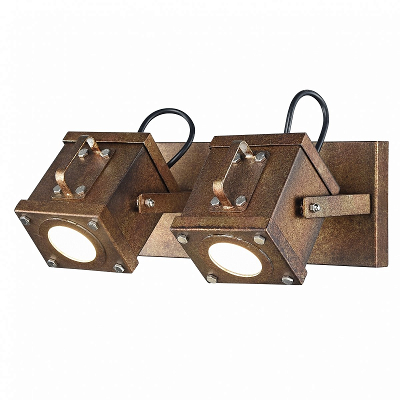 Спот Box Spot 2 Искусственная бурая ржавчина в Рязани | Loft Concept 