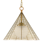 Подвесной светильник в форме конуса с фактурным абажуром Flawless Form варинант исполнения - 1 | Loft Concept в Рязани