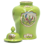 Фарфоровая ваза с крышкой Eden Garden варинант исполнения - 2 | Loft Concept в Рязани