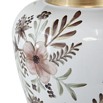 Ваза с нежным цветочным узором в пастельных тонах и крышкой с золотым акцентом Chinoiserie Ceramics варинант исполнения - 3 | Loft Concept в Рязани