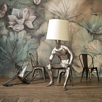 Лампа MALE MANNEQUIN LAMP с абажуром варинант исполнения - 2 | Loft Concept в Рязани