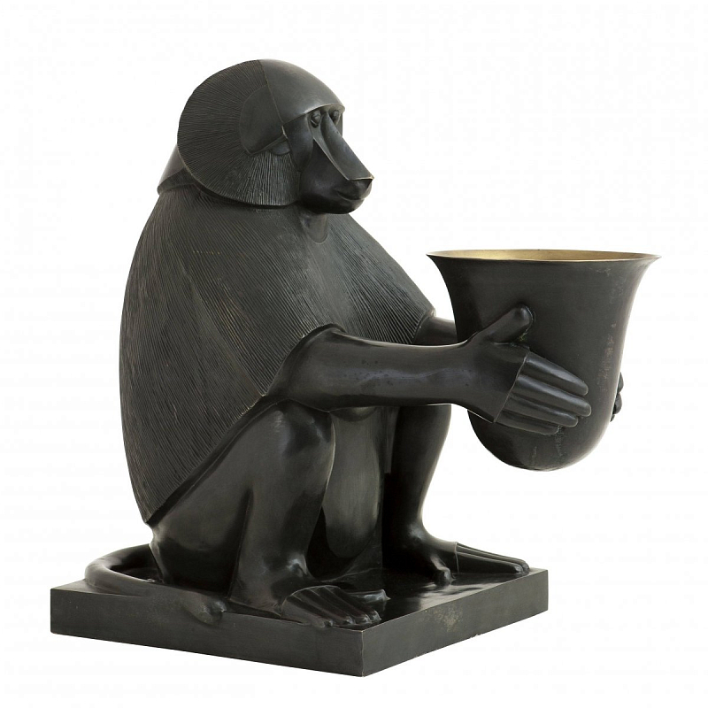 Настольная лампа Eichholtz Art Deco Monkey Темная бронза винтаж в Рязани | Loft Concept 