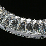 Люстра круглая с прозрачной хрустальной рамкой Maude Crystal Light варинант исполнения - 10 | Loft Concept в Рязани