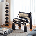 Кресло черно-белое со съемными подушками Celebrity варинант исполнения - 7 | Loft Concept в Рязани