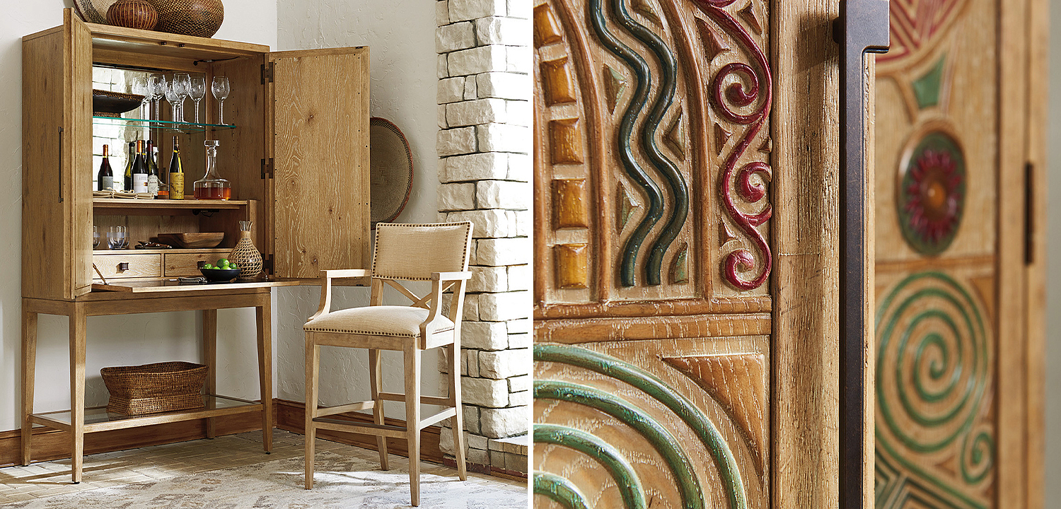 Шкаф CAMEROON BAR CABINET Шкаф CAMEROON BAR CABINET - Loft-Concept в Рязани