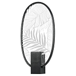 Бра с гравировкой на акриловом плафоне Gravyura Black варинант исполнения - 1 | Loft Concept в Рязани