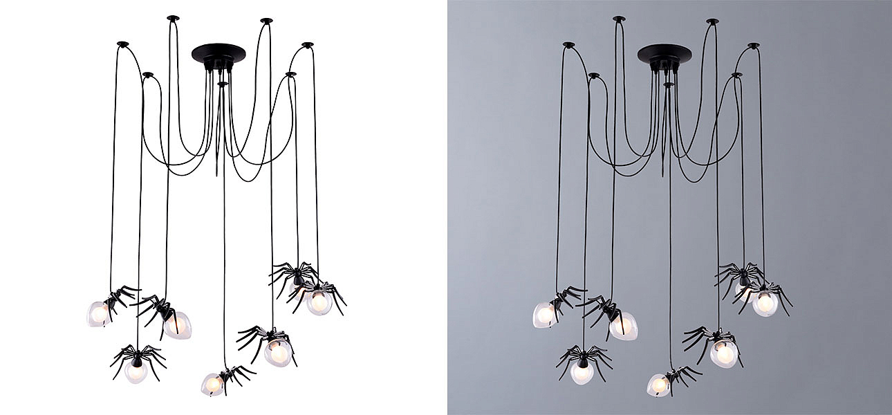 Люстра черная Паук Spiders lamp 7 Люстра черная Паук Spiders lamp 7 - Loft-Concept в Рязани