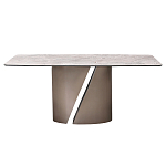 Стол обеденный керамический серый Servorios варинант исполнения - 1 | Loft Concept в Рязани