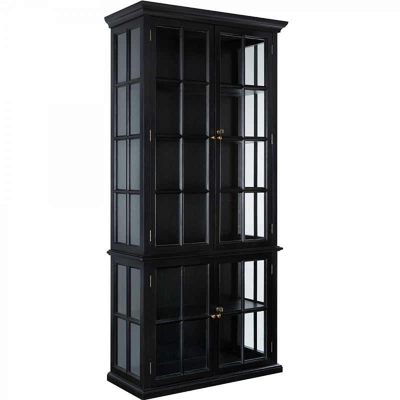 Шкаф-витрина French black Черный Шкаф-витрина French black Черный в Рязани | Loft Concept