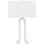 Настольная лампа на арочном корпусе с прямоугольным абажуром One Piece Support варинант исполнения - 4 | Loft Concept в Рязани