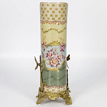 Фарфоровая ваза с бронзовыми элементами Eden Garden варинант исполнения - 3 | Loft Concept в Рязани