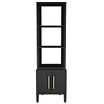 Этажерка Primo с тумбой шпон Черный дуб варинант исполнения - 1 | Loft Concept в Рязани