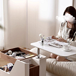 Журнальный столик передвижной с подъемной столешницей Table Trolley варинант исполнения - 3 | Loft Concept в Рязани