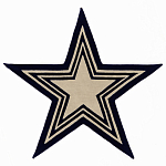 Дизайнерский ковер в виде звезды Poltronova Tappeto Stellina  Navy Blue Grey Rug варинант исполнения - 1 | Loft Concept в Рязани