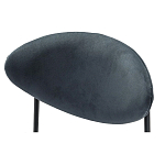 Стул металлический с мягкой спинкой и сиденьем из велюра Alfie Chair варинант исполнения - 6 | Loft Concept в Рязани