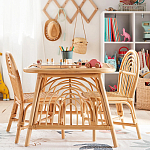 Настенная деревянная раздвижная вешалка Larson Wood Hanger варинант исполнения - 8 | Loft Concept в Рязани