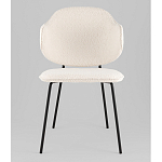 Стул Bellamy букле молочный варинант исполнения - 4 | Loft Concept в Рязани