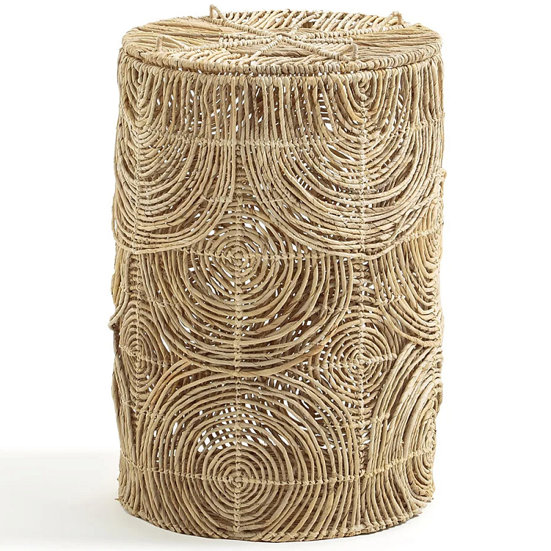 Плетеная корзина для белья Nea Wicker Basket Бежевый Плетеная корзина для белья Nea Wicker Basket Бежевый в Рязани | Loft Concept