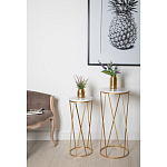 Столик дизайнерский Beige marble варинант исполнения - 2 | Loft Concept в Рязани