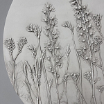 Панно Серые цветы варинант исполнения - 3 | Loft Concept в Рязани