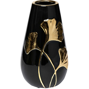 Ваза керамическая black with decor 24.5