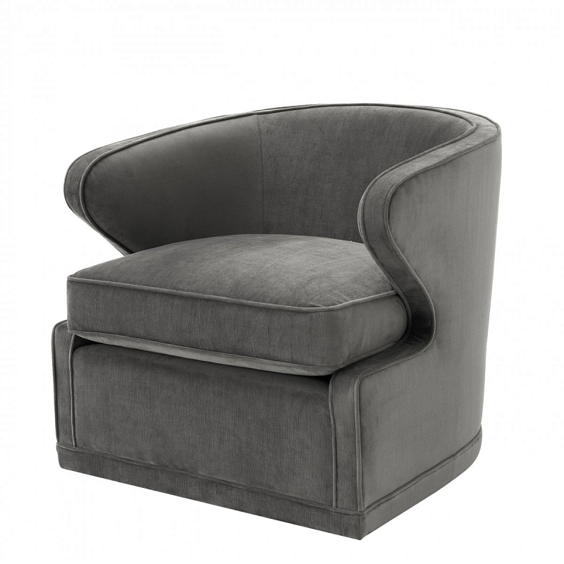 Кресло Eichholtz Chair Dorset Grey Серый Кресло Eichholtz Chair Dorset Grey Серый в Рязани | Loft Concept