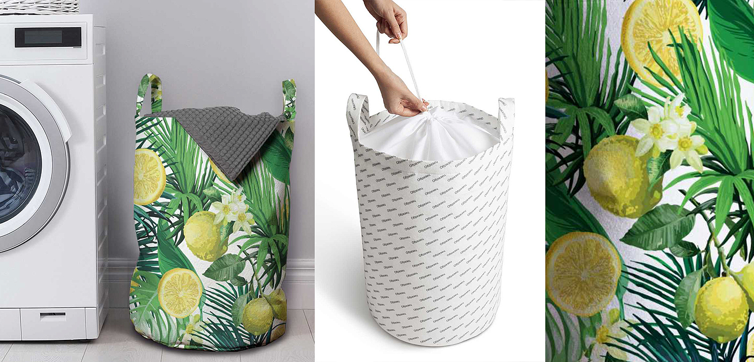 Корзина Tropical Lemons Basket Корзина Tropical Lemons Basket - Loft-Concept в Рязани