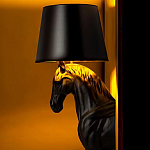 Horse Statue Floor Lamp Большой светильник Черная Лошадь варинант исполнения - 5 | Loft Concept в Рязани