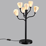 Настольная лампа с ветвями и белыми фарфоровыми цветами Floralis варинант исполнения - 4 | Loft Concept в Рязани