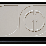 Тумбочка прикроватная с ящиком черно-серого цвета Noble Nightstand варинант исполнения - 4 | Loft Concept в Рязани