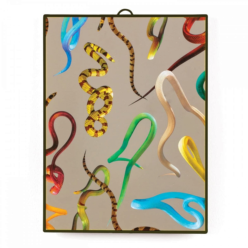 Зеркало Seletti Mirror Medium Snakes Мульти Зеркало Seletti Mirror Medium Snakes Мульти в Рязани | Loft Concept