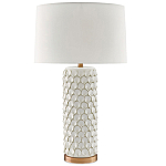 Настольная лампа покрытая лепестками белых цветов Fancy Calla Lily варинант исполнения - 2 | Loft Concept в Рязани