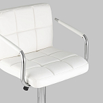 Барный стул с подлокотниками Honory White варинант исполнения - 7 | Loft Concept в Рязани