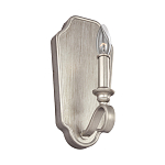 Бра серебрянного цвета с лампой в виде свечи на изогнутой ножке Feiss варинант исполнения - 1 | Loft Concept в Рязани