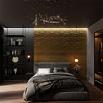 Гипсовая 3D панель с принтографией PM-02 варинант исполнения - 1 | Loft Concept в Рязани