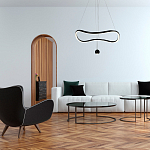 Подвесной светильник волнообразной формы LED 35W 3000K Infinity варинант исполнения - 3 | Loft Concept в Рязани