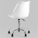 Офисный стул на металлическом основании EGGERY White пластик варинант исполнения - 4 | Loft Concept в Рязани