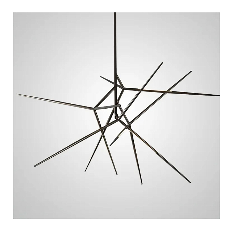 Люстра FLASK Black Глянцевый черный в Рязани | Loft Concept 