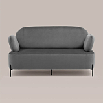 Диван в велюровой обивке серого цвета COLOR BLOCK варинант исполнения - 3 | Loft Concept в Рязани