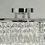 Потолочный светильник круглый с прозрачными подвесками Lunet варинант исполнения - 17 | Loft Concept в Рязани