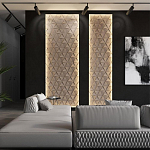 Гипсовая 3D панель с принтографией PM-50 варинант исполнения - 5 | Loft Concept в Рязани