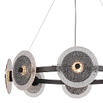 Люстра с плафонами из фактурного двойного стекла Heterochromia варинант исполнения - 6 | Loft Concept в Рязани