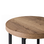 Стол журнальный круглый в стиле лофт Urban Style Space варинант исполнения - 2 | Loft Concept в Рязани