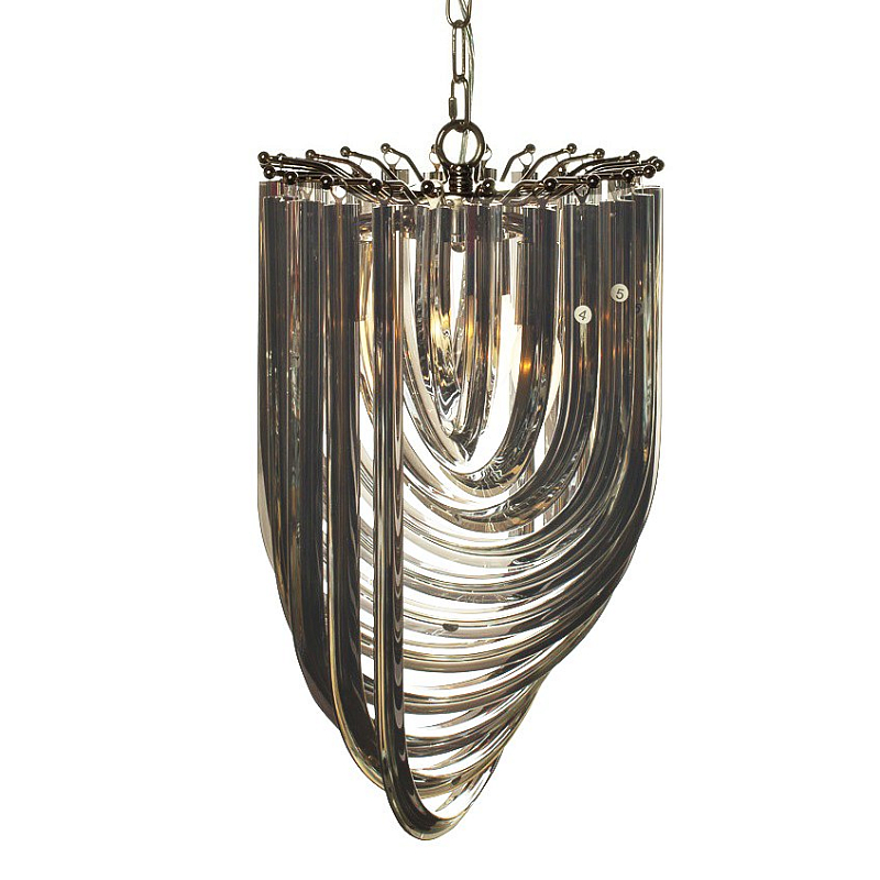 Люстра Lava Tube Pendant Smoke Хром Дымчатый (Smoke) Люстра Lava Tube Pendant Smoke Хром Дымчатый (Smoke) в Рязани | Loft Concept