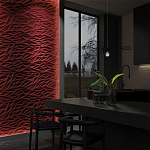 Гипсовая 3D панель с принтографией PM-40 варинант исполнения - 1 | Loft Concept в Рязани